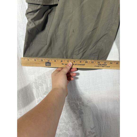 Columbia Omni Shade Cargo Shorts 42 Brown Performance Lightweight Hiking Camping - Picture 9 of 16